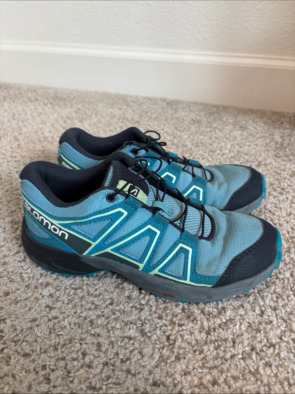 Salomon Speedcross Kids Trail Running Shoes Size 2 | outdoor | hiking | active - Picture 3 of 9